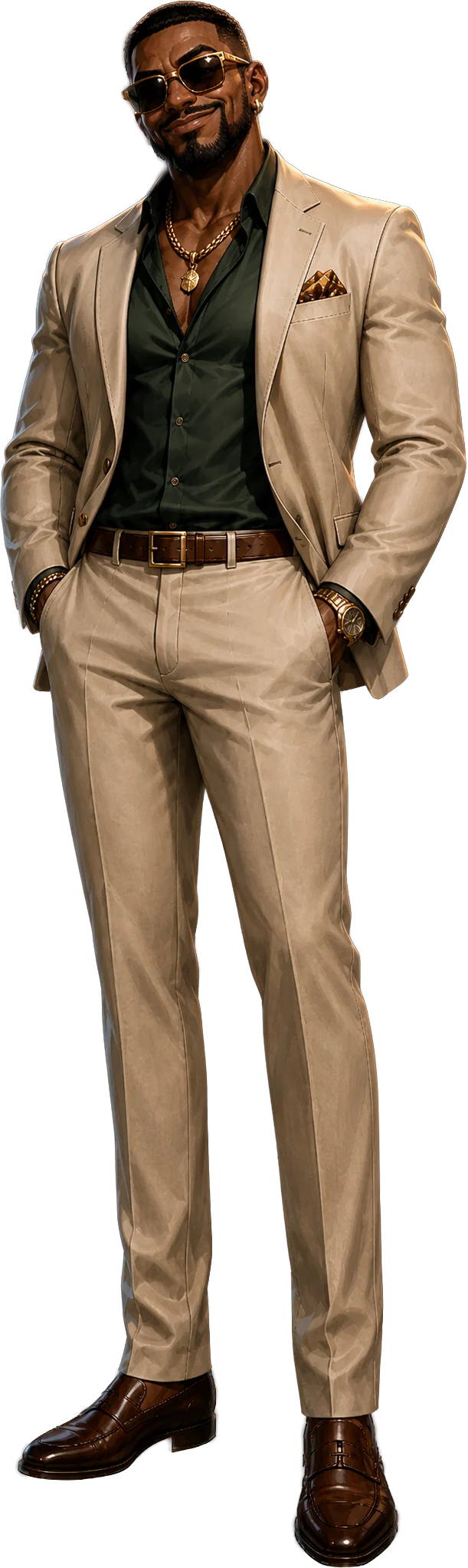 Full character art of Andre Whitaker